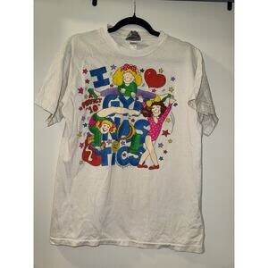 Vintage I’m Yours “I heart gymnastics” single stitch tshirt colorful medium